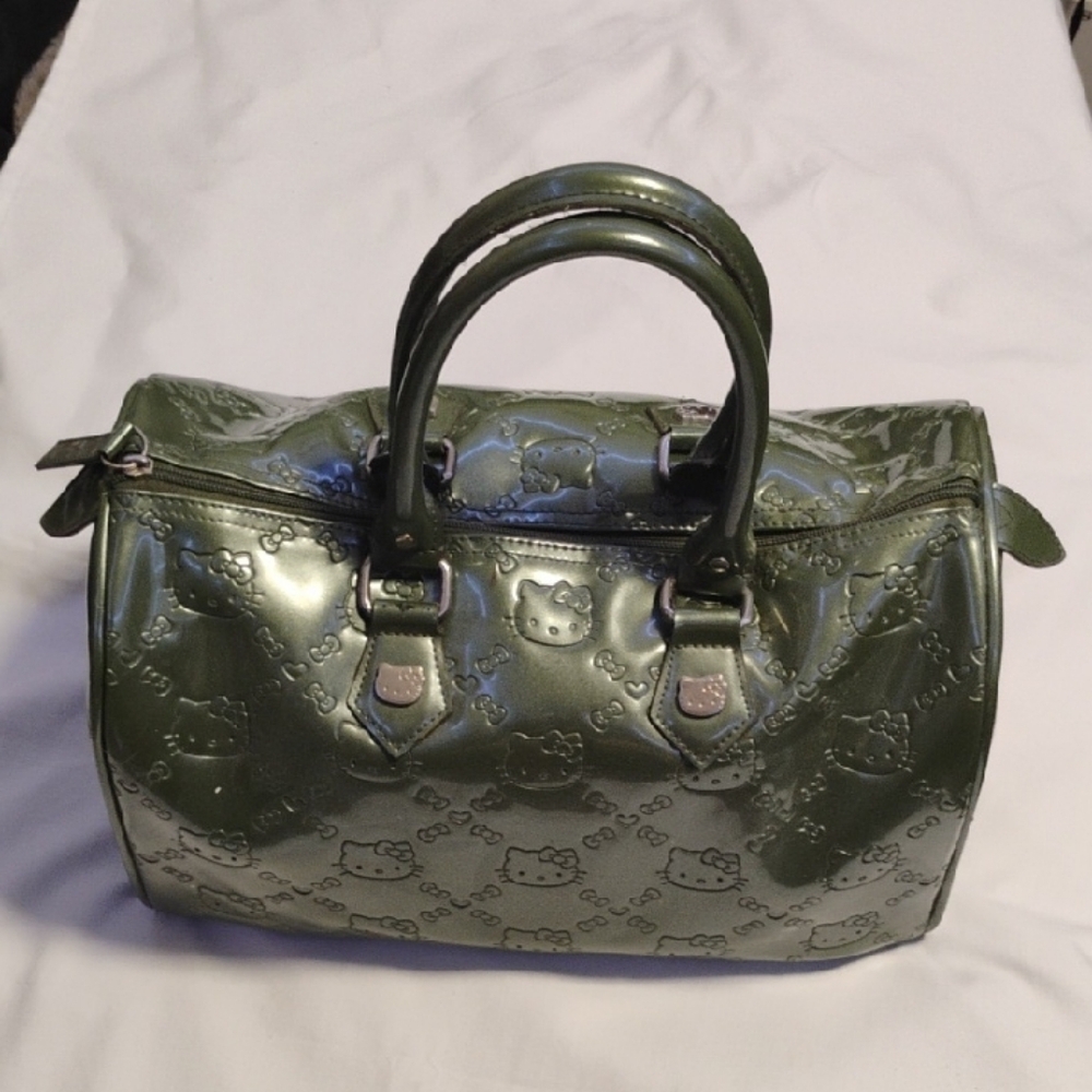 Hello Kitty Loungefly Large Satchel with Metallic Hardware